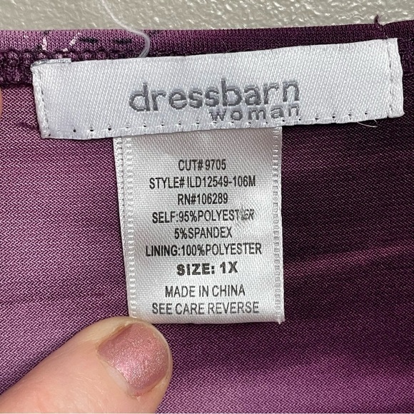 Y2K Fairycore babydoll  Flutter Top purple paisley 1X - Picture 3 of 9